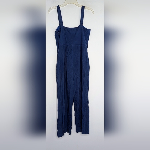 STAUD Mango Jumpsuit in Navy Blue - Picture 3 of 4